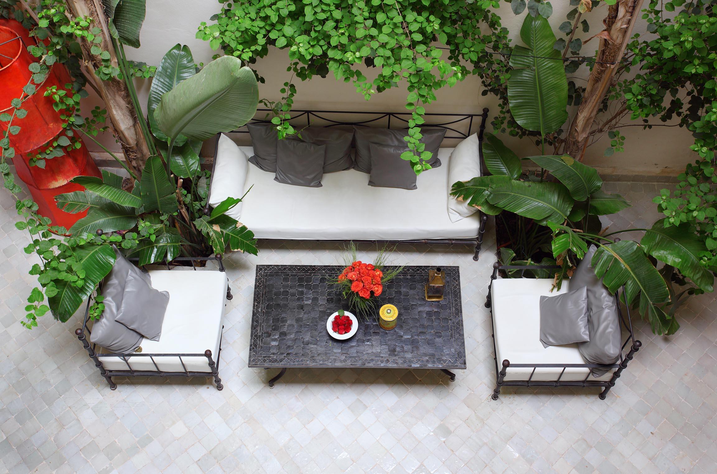 Riad White Flowers Marrakesh Exterior photo